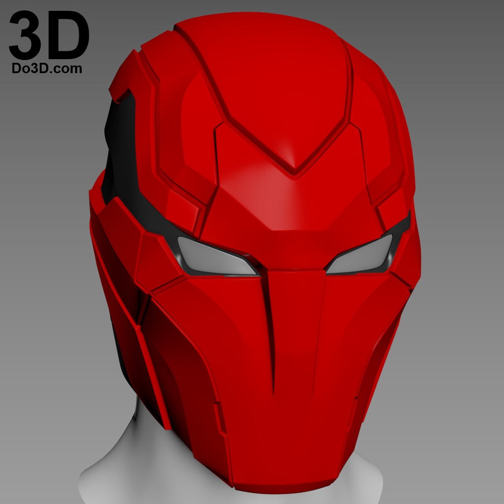 Red Hood Injustice 2 Variant Helmet 002 Cowl | 3D Printable Model #4219