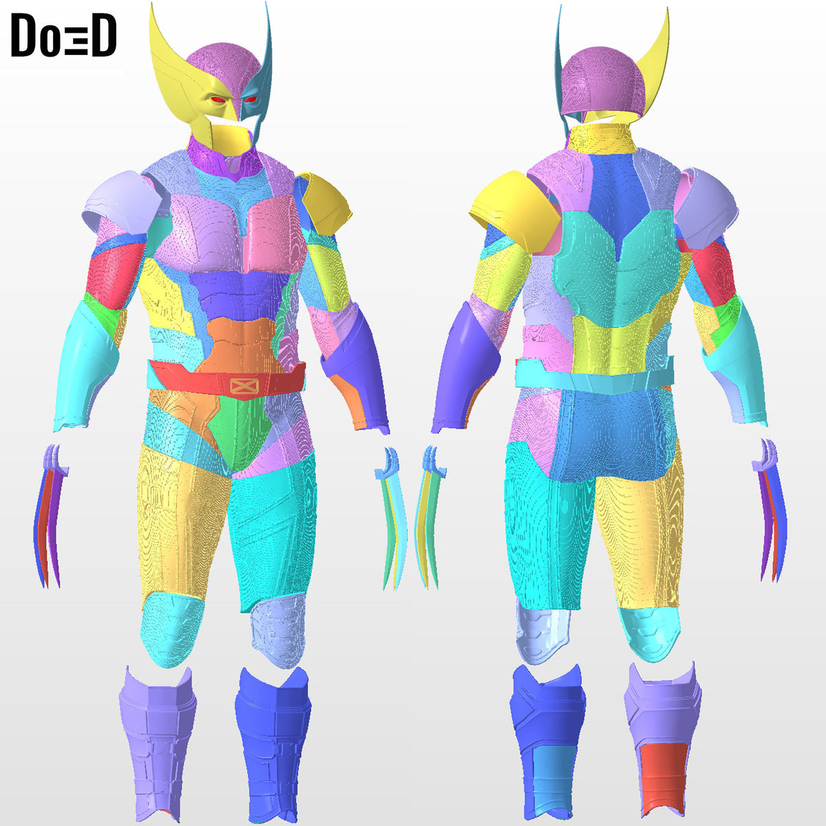 Wolverine Full Body Armor / Suit Deadpool 3 Version 3D Printable Model STL #WD77