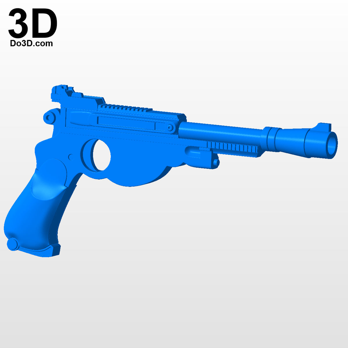 Mandalorian Blaster Pistol Gun Star Wars | 3D Model Project #6288