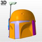 Boba Fett Star Wars Helmet (From Mandalorian) | 3D Printable Model STL File #BF1