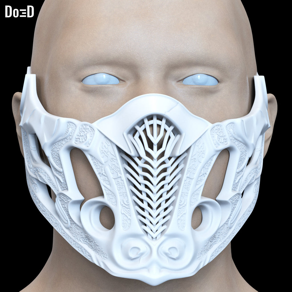 Mortal Kombat 2021 Sub-Zero Helmet 3D Printable Model Subzero Sub Zero STL #SH1