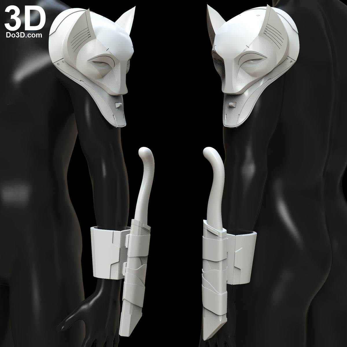 Destiny 2 Lion's Vigil Grips Shoulder Armor + Gauntlet 3D Printable Model #5141