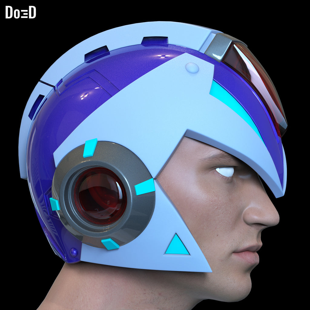 Mega Man X Helmet | 3D Printable Model #MM4