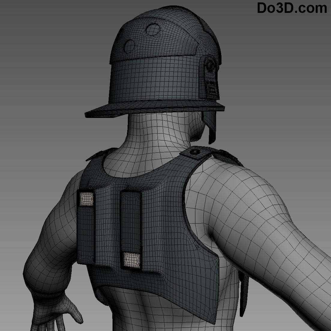 Agent Kallus Star Wars Rebels Helmet & Chest Armor | 3D Model Project #494