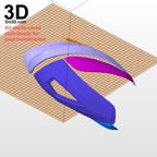 3D Printable Model: Red Ranger 2017 Power Rangers Helmet + Full Armor STL #2276