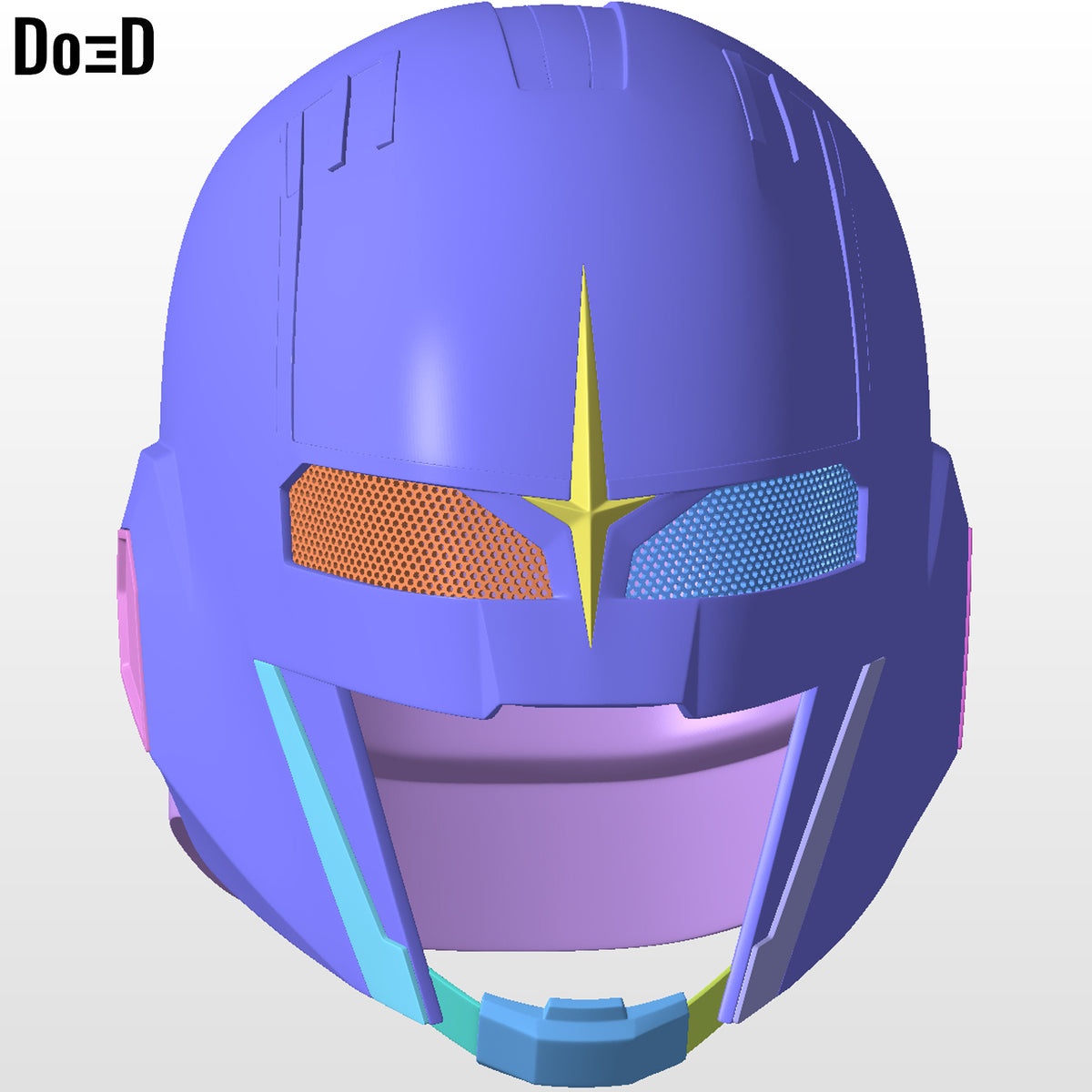 Captain Super Nova Corp Soldier Helmet Whatif 2 | 3D Printable Model STL #C771