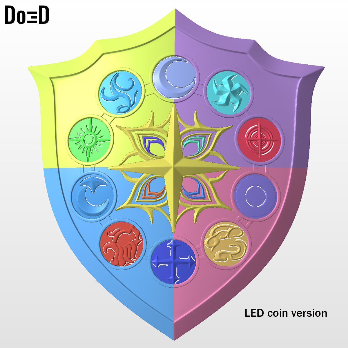 Doctor Doom Shield Concept 3D Printable Model STL File #D771