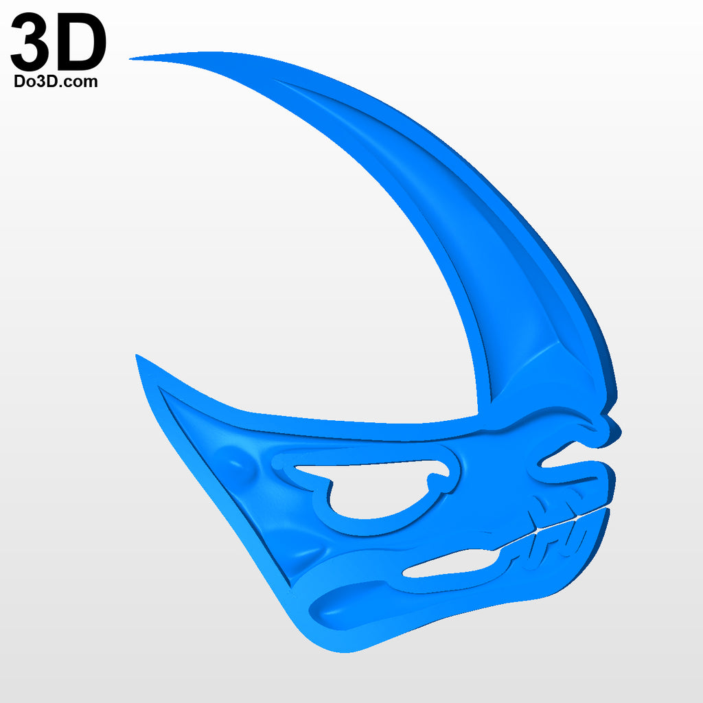 3D Printable Model: Mudhorn Clan of Two Sigil Shoulder Armor Mandalorian Emblem