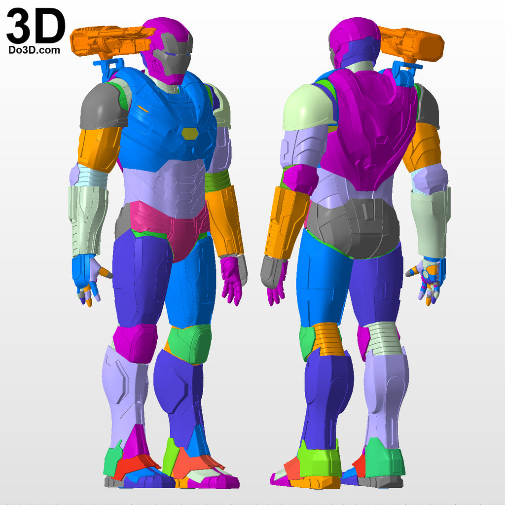 Iron Man Avengers Team Suit Armor Mark VI MK 6 Endgame 3D Printable Model #A591