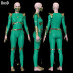 Jade Mortal Kombat 11 full body armors | 3D Printable Model STL #J59