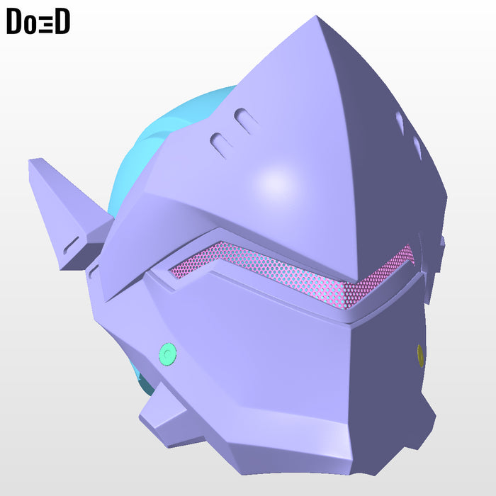 Genji OverWatch Helmet Mask  | 3D Model Project #1261