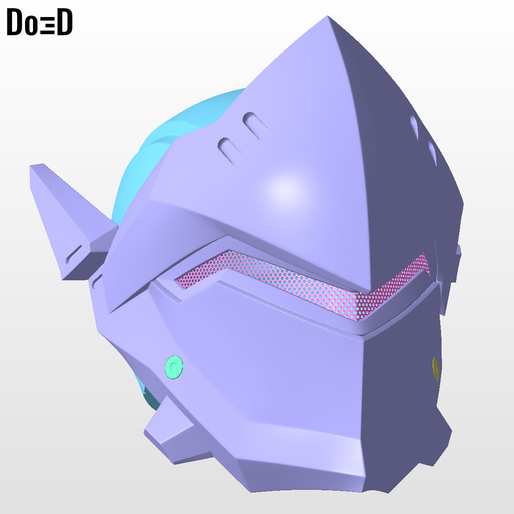 Genji Overwatch Full Body Armor Swords, Helmet, Suit | 3D Model Project #1511