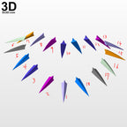 Black Panther 2018 Body Accessory Claws, Necklace, 3D Model Project #4002