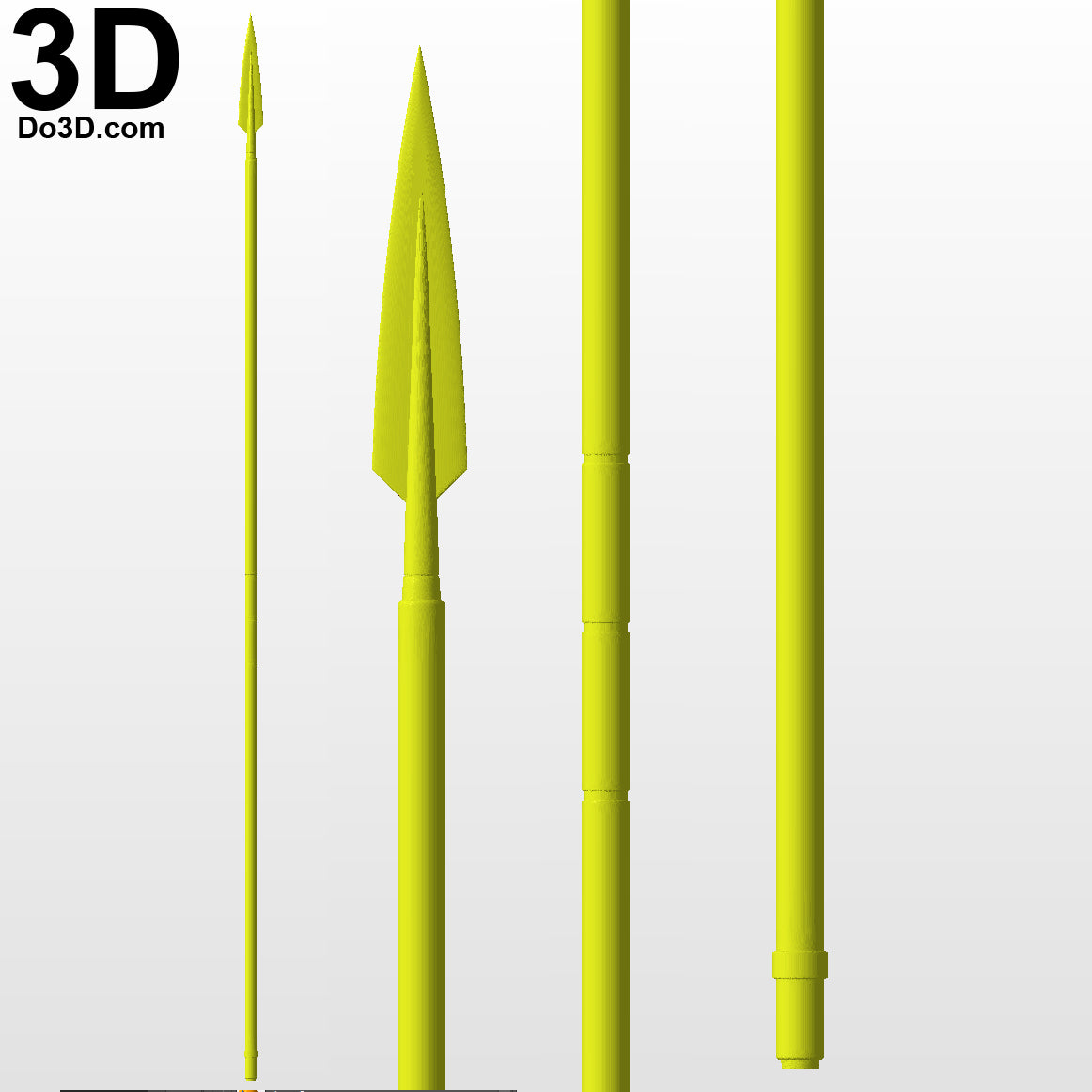 Mandalorian Beskar Spear Staff 3D Printable Model Print File STL