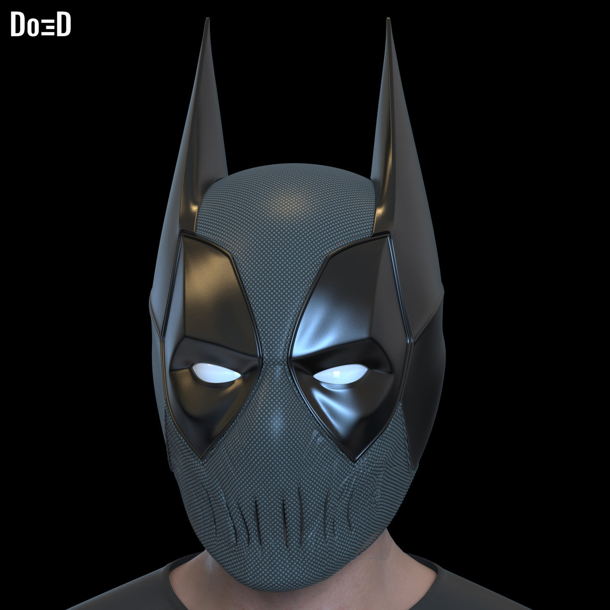 BatPool Bundle Modular Helmet (Batman Deadpool) 3D Printable Model #B9