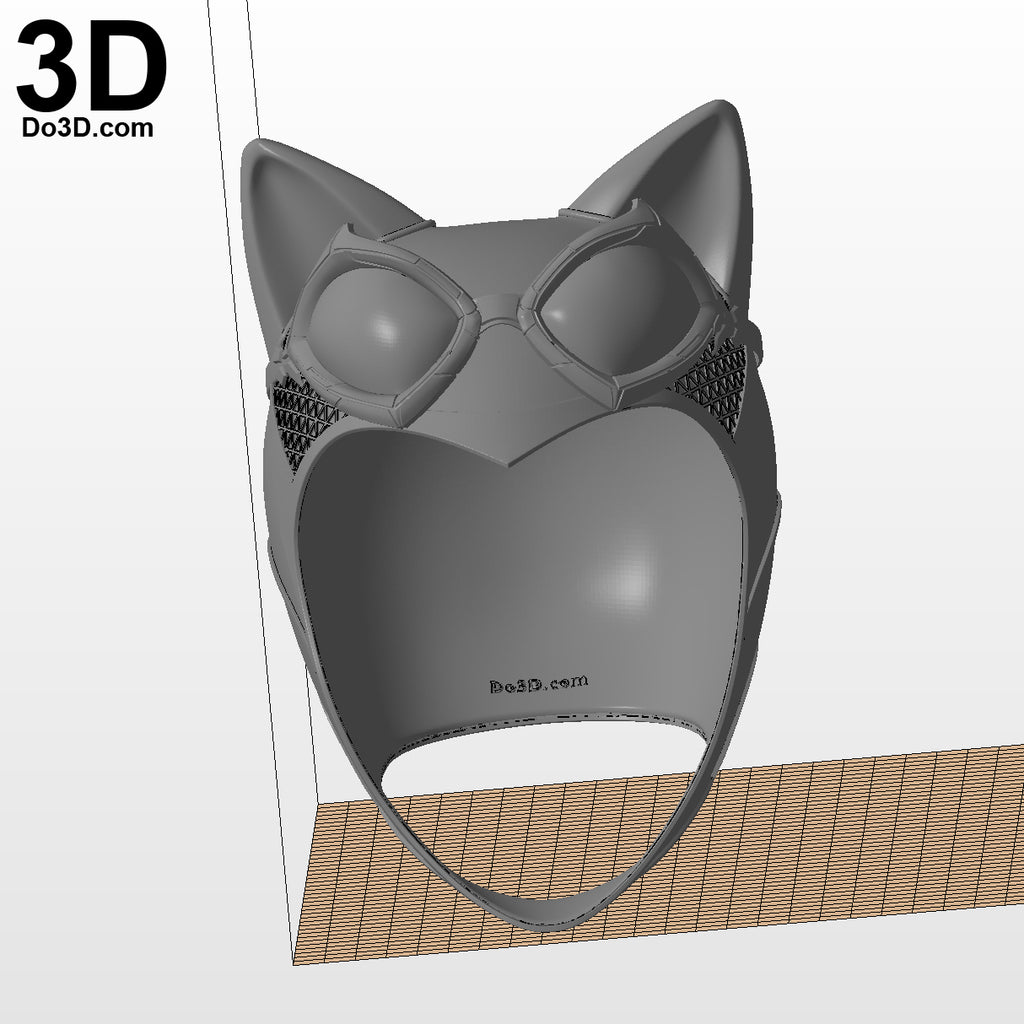 Catwoman Arkham Knight Helmet and Goggles | 3D Model Project #2435
