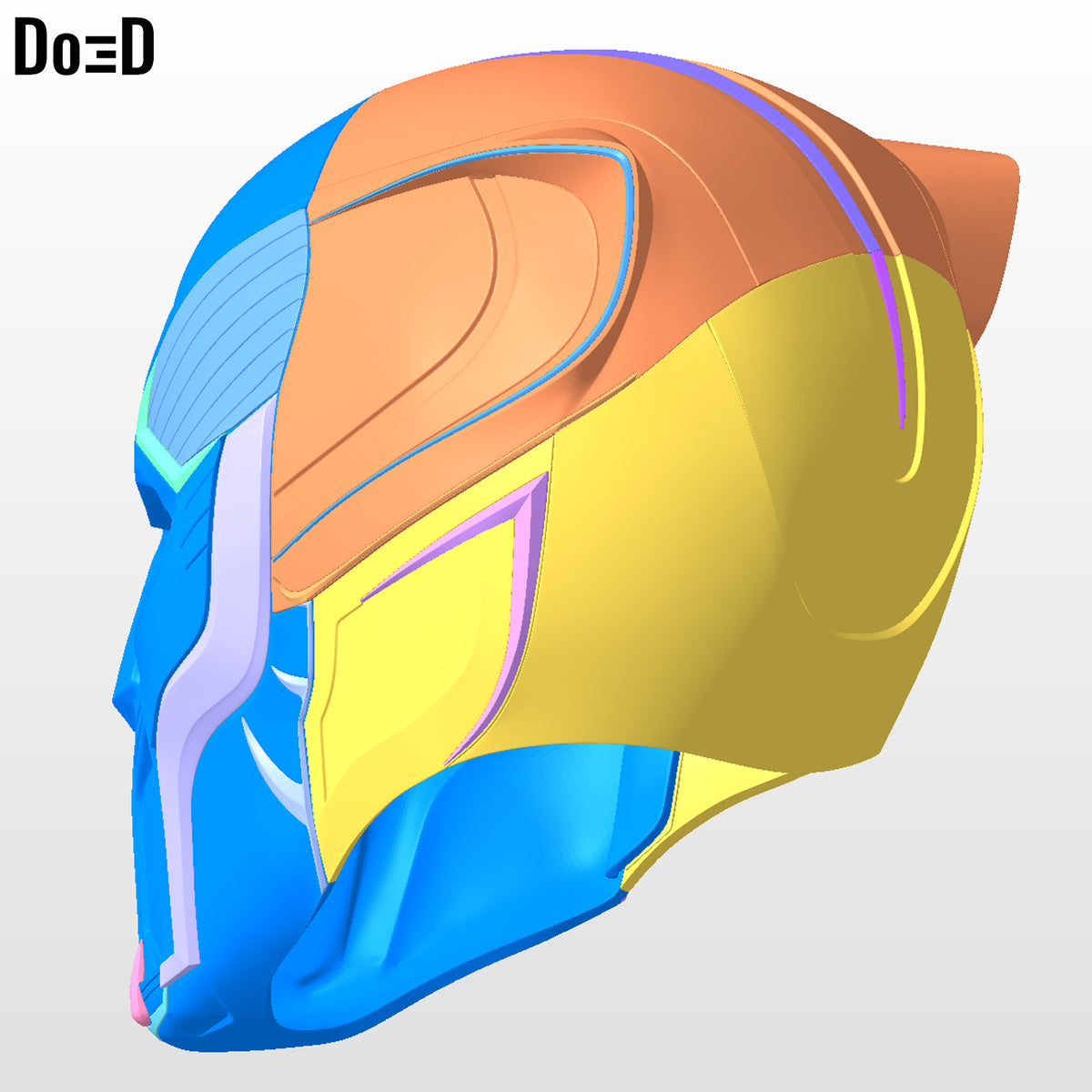 Tchaka King T'Chaka Helmet Black Panther 2018 3D Printable Model STL File#4266
