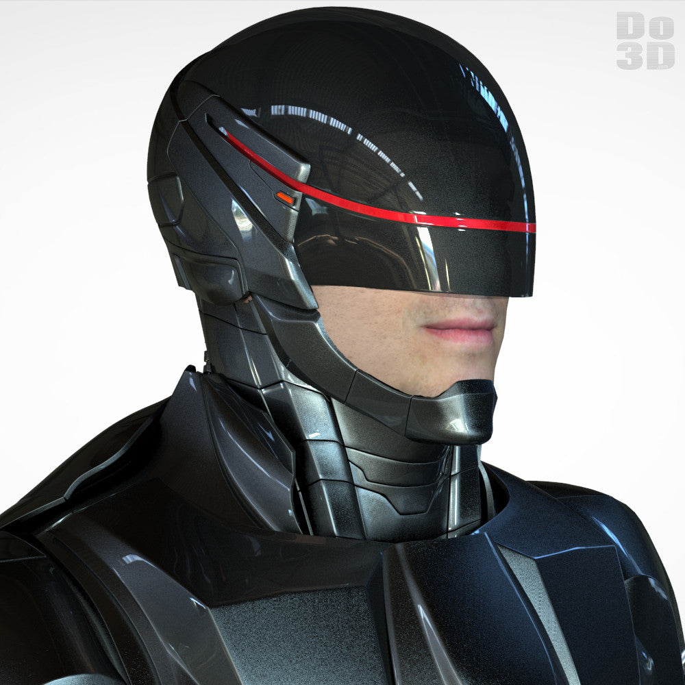 RoboCop 2014 Black Suit | 3D Printable Model Print STL File #41