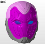 Bundle Blue Beetle Helmet V2 + Battle Damages Skull 3D Printable Model STL #SB25