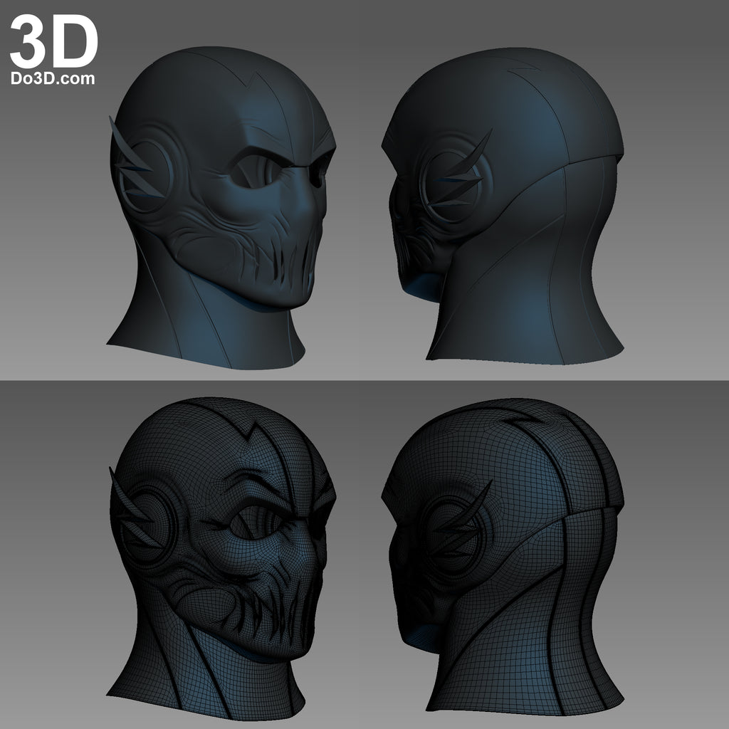 Zoom Mask from The Flash | 3D Model Project #682