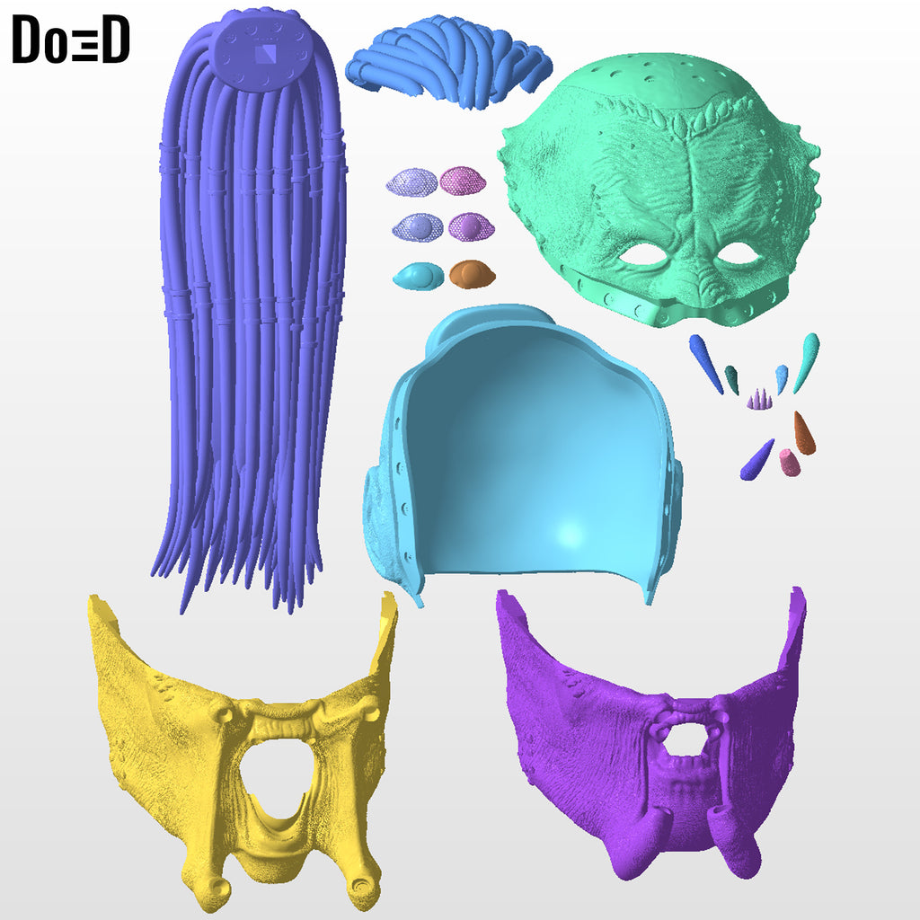 Dek Predator Badlands Full Body Cosplay 3D Printable Model STL #D1211