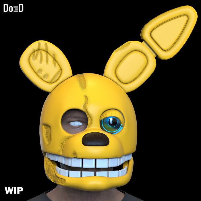 Spring Bonnie Helmet Five Nights at Freddy's | 3D printable model file #SBD1
