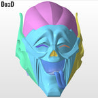 Bundle: Green Goblin Helmet Swappable Wazzup, OG, Smiling | 3D Model #GBW1