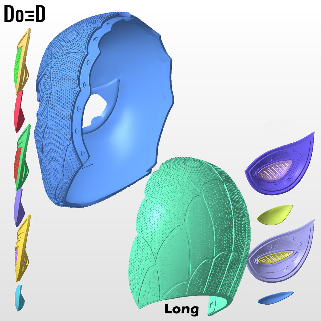 Iron Spider Endgame Spider-man Face Shell Helmet 3D Printable Model STL #4544