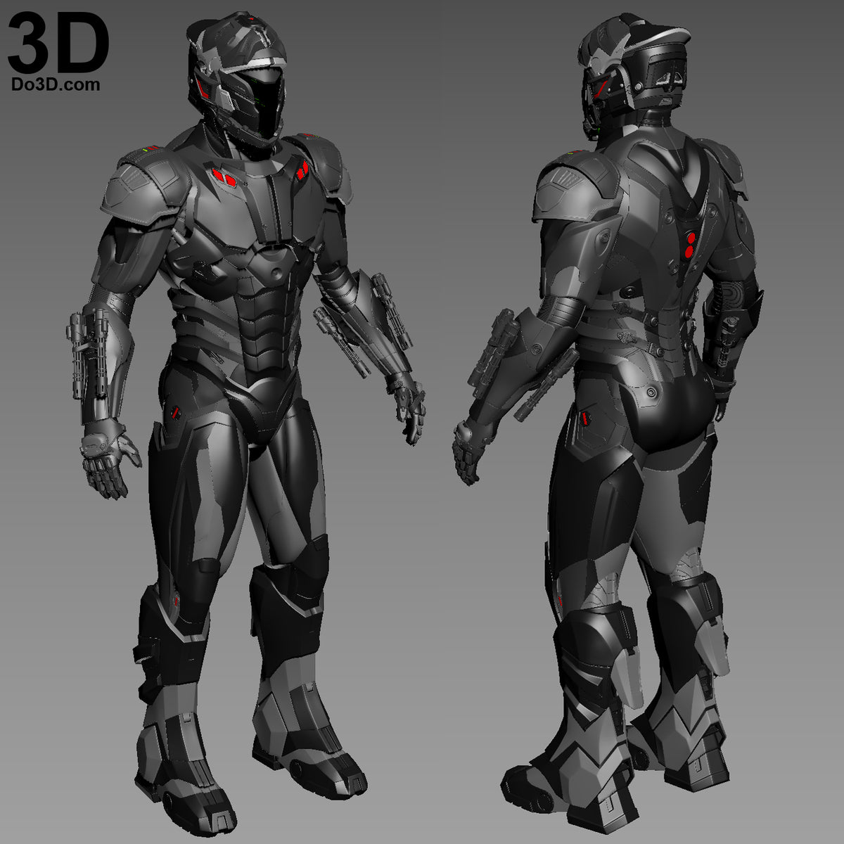 DMK-1 Armor Robot Suit Design Concept | 3D Printable Model STL File DMK1 #2972