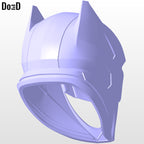 Batman JL Apokolips Helmet | 3D Printable Model STL File #A999