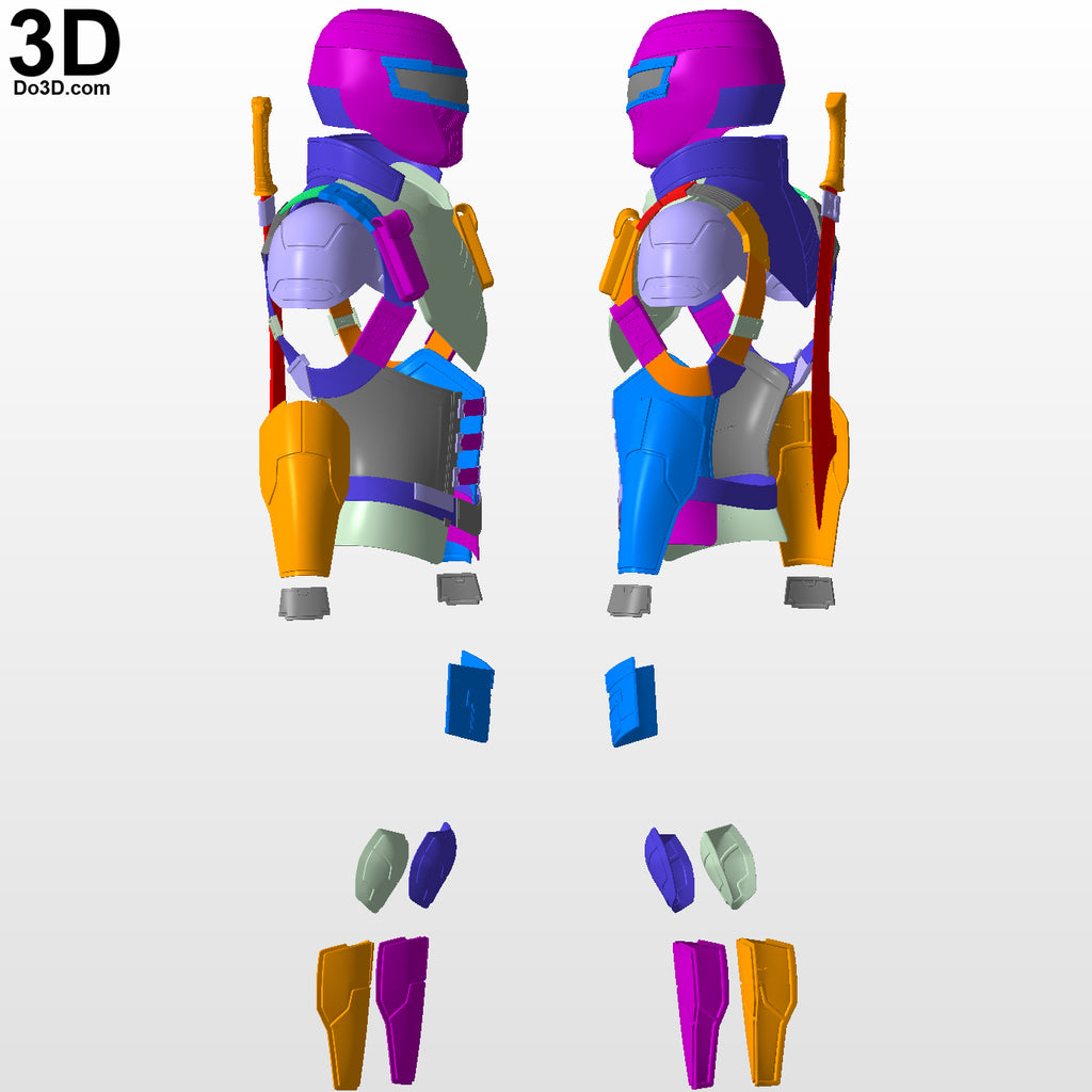 Vigilante Armor and Sword from Peacemaker 3D Printable Model STL File #V284