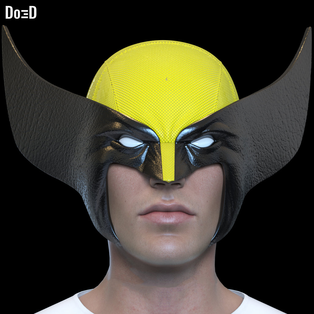 Wolverine Cowl / Helmet (Brown Suit Version) 3D Printable Model Print File #WB13