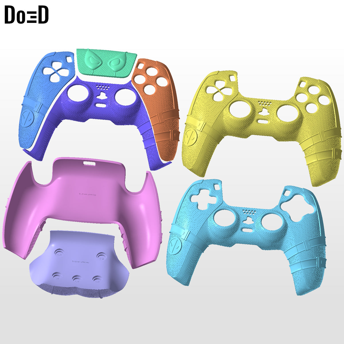 Deadpool PS5 Controller Case Cover | 3D Printable Model Print File #DPS51