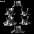 Doctor Doom FF2 Neck Seal 3D Printable Model Print File STL Do3D #DDN32
