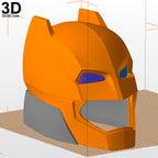 Armored Batsuit Batman v Superman BVS DOJ Helmet + Armor, 3D Printable Model #44