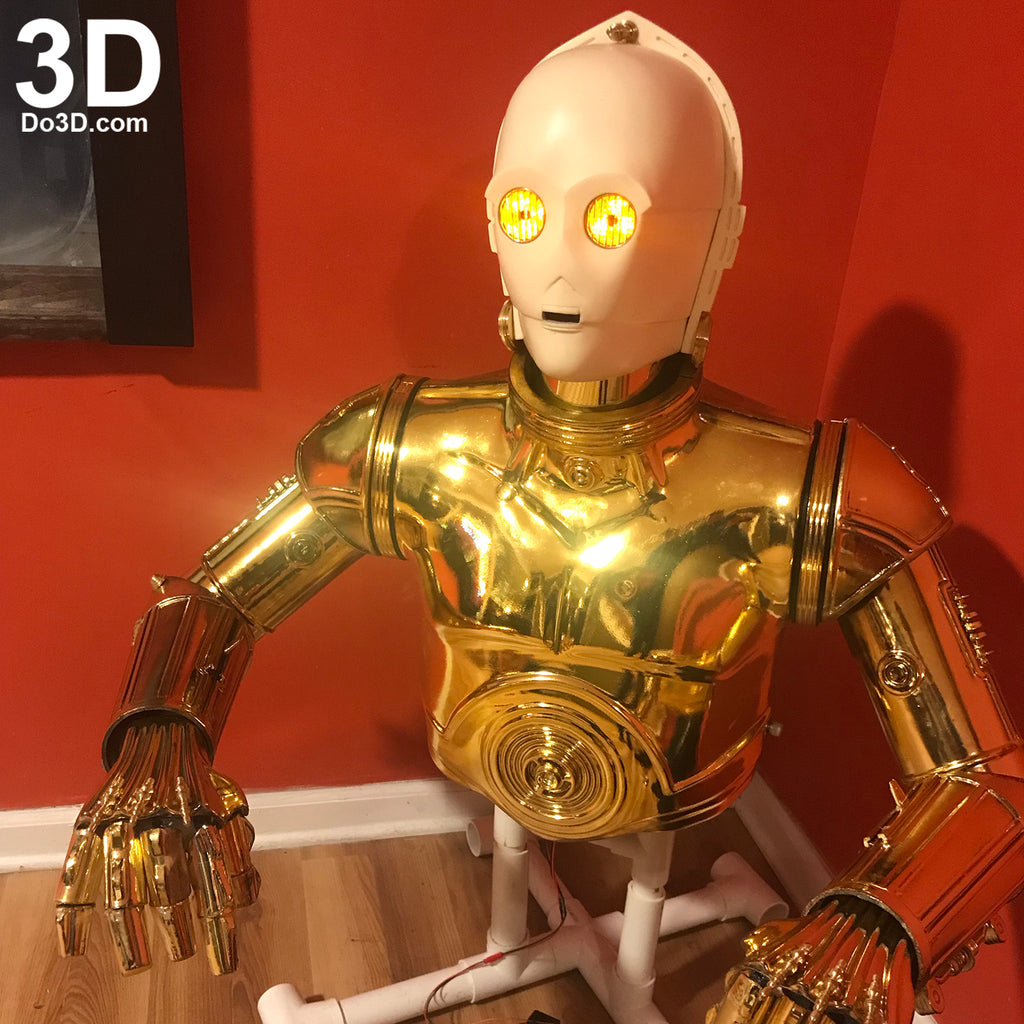 C-3PO C3PO Star Wars V: The Empire Strikes Back ESB 3D Printable Model STL #3959