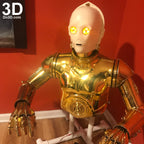 C-3PO C3PO Star Wars V: The Empire Strikes Back ESB 3D Printable Model STL #3959