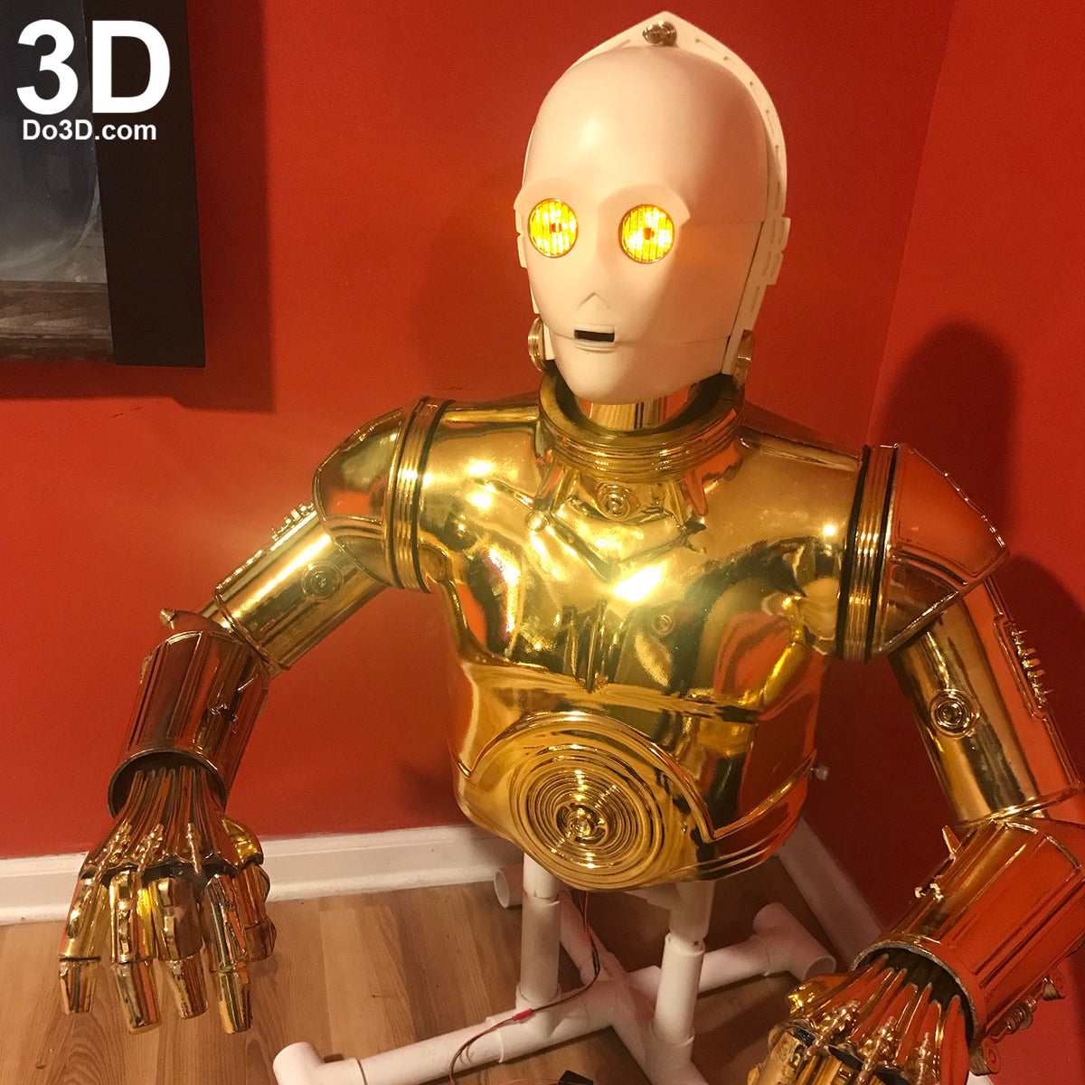 C-3PO C3PO Star Wars V: The Empire Strikes Back ESB 3D Printable Model STL #3959