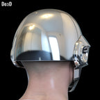 Daft Punk Silver / White Thomas Bangalter  Helmet | 3DPrintable Model STL #D444
