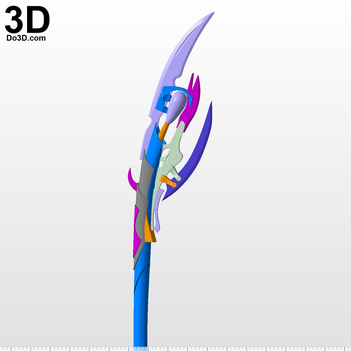 3D Printable Model: Loki Chitauri Scepter Staff Weapon | File Format: STL #2462