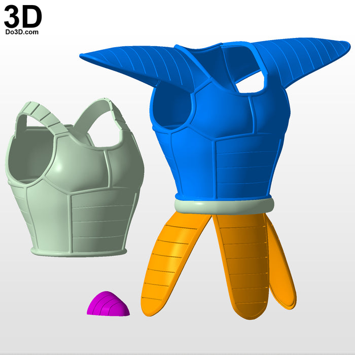 Vegeta Super Saiyan SS Goku Armor Dragon Ball Z | 3D Model Project #5780