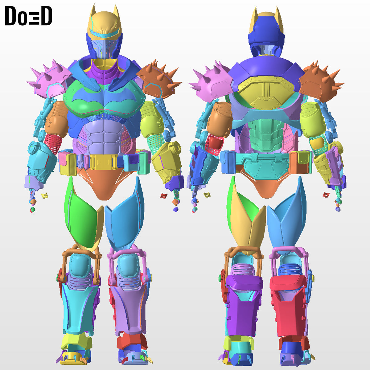 HellBat Full Armors XE Suit Version Batman 3D Printable Model STL File #HB486