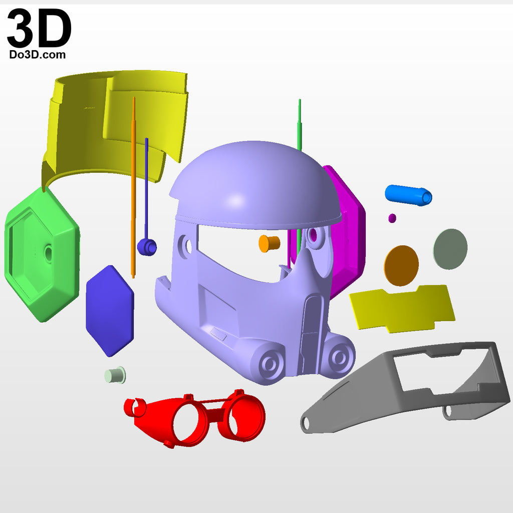 Tech Bad Batch armor | 3D Printable Model #BBT1