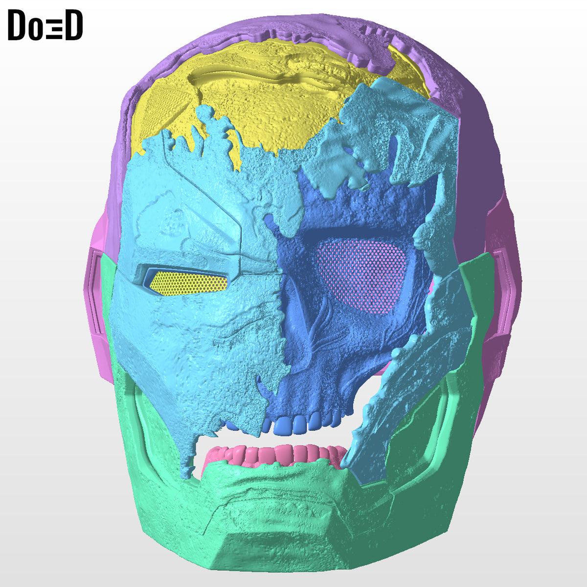 Zombie Iron Man Mark 46 Spider-Man Far From Home Helmet | 3D Printable Model #IZ