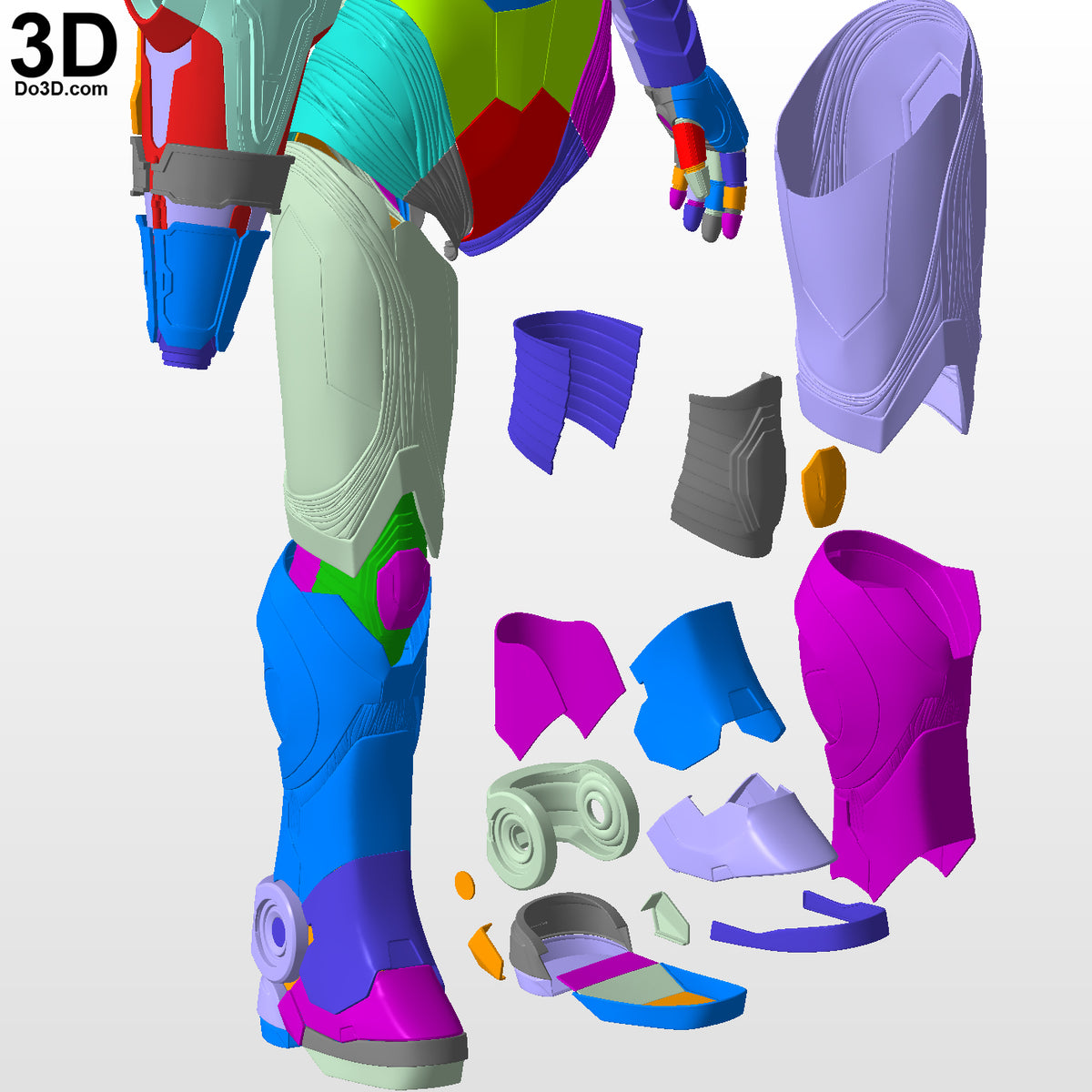 Metroid Dread Samus Aran Full Body Armor 3D Printable Model Print File STL MS904