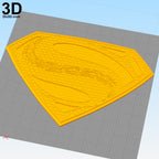Superman Justice League Chest S Logo Emblem Shield | 3D Printable Model #4676