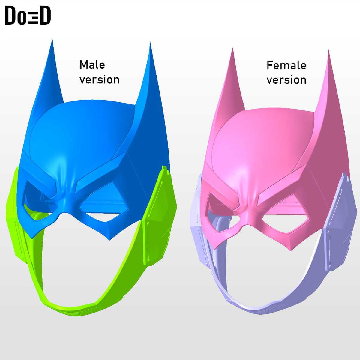 Batgirl Arkham Knight Cowl / Helmet 3D Printable Model Print File STL #F7D