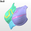 Female Blue Beetle Chest 3D Printable Model STL Print File #BF14