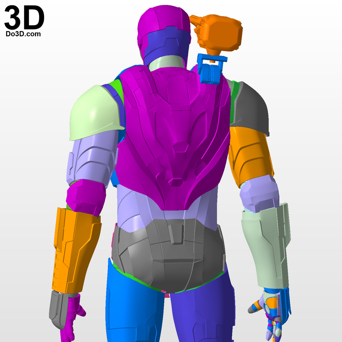 Iron Man Avengers Team Suit Armor Mark VI MK 6 Endgame 3D Printable Model #A591