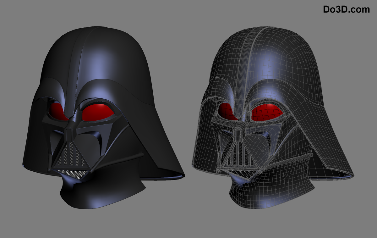 Darth Vader Helmet + Armor Star Wars Rebels | 3D Model Project #3465